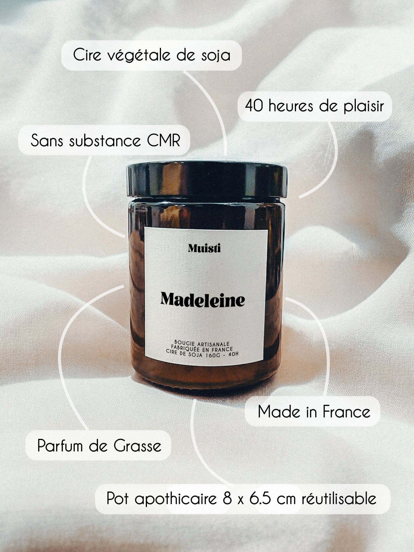 Bougie parfumée Madeleine