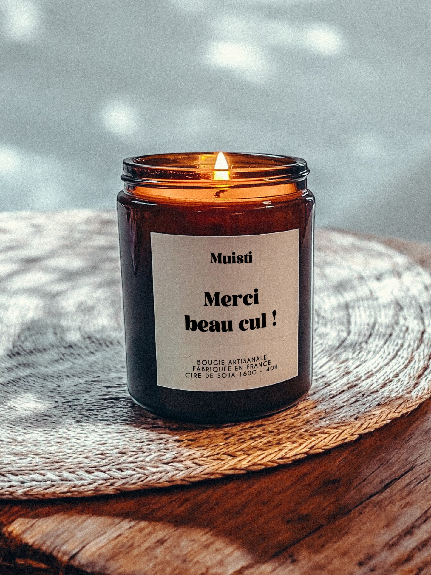 Bougie - Merci beau cul