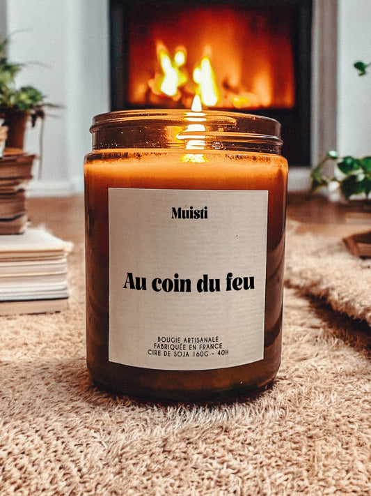 Bougie parfumée Au coin du feu